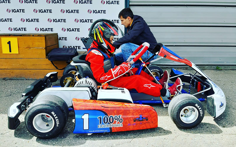 Blue Shock Race kids karts championship