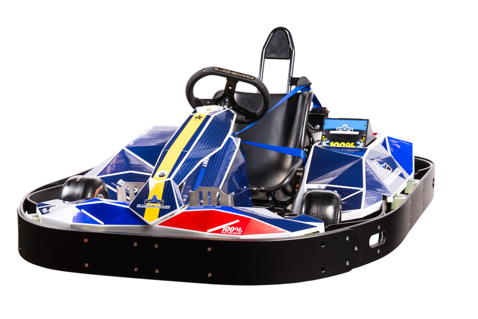 Blue Shock Race Electric Rental Go-Kart