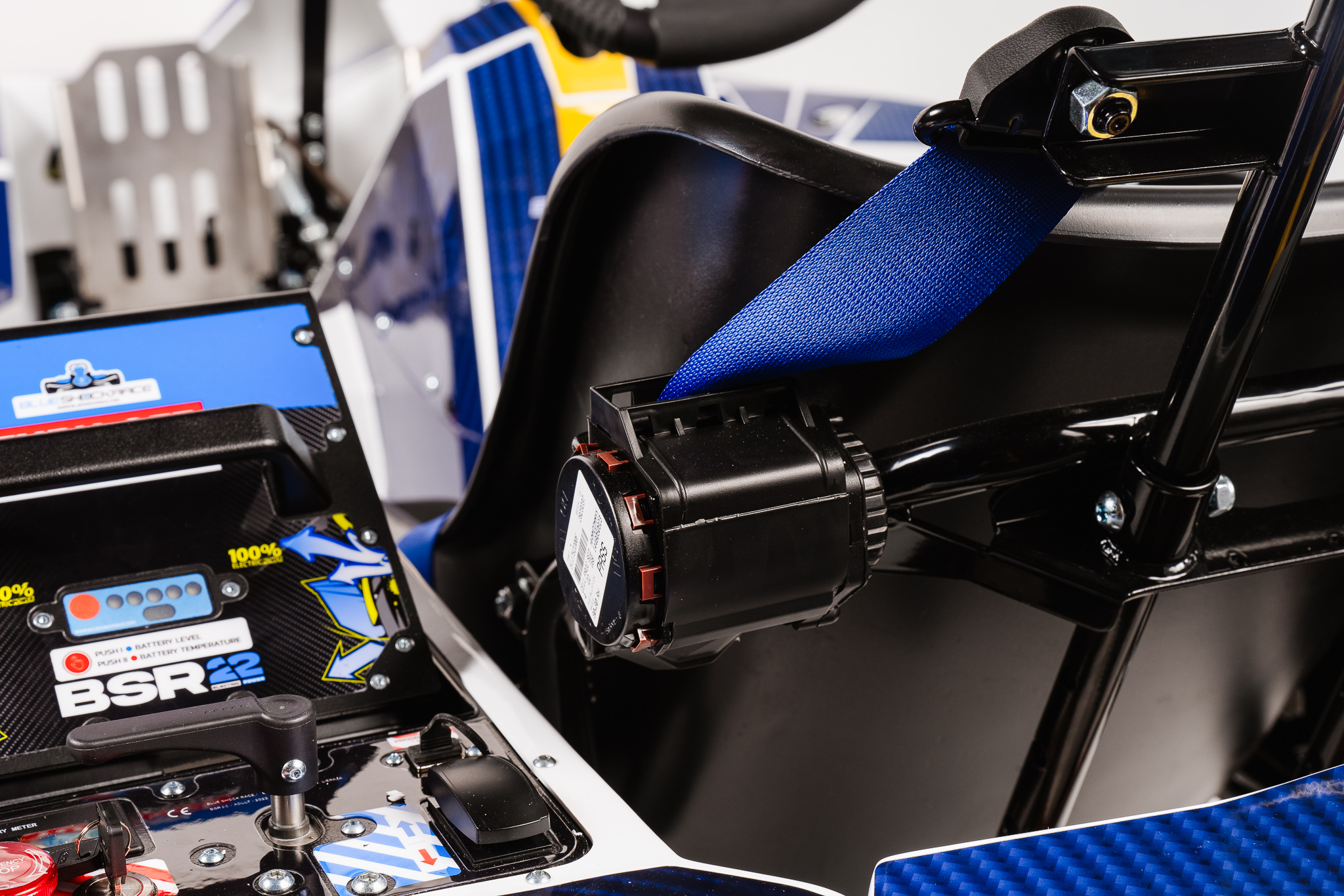 Blue Shock Race Electric Rental Go-Kart